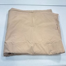 twin flat sheet solid brown tan cotton modern traditional