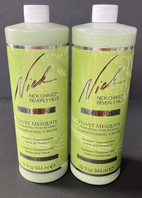 Nick Chavez Beverly Hills Velvet Mesquite Hydrating Shampoo & Conditioner 32 OZ 