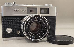 Very nice Konica Auto S2 35mm Rangefinder Camera with Hexanon 45mm f/1.8 Lens
