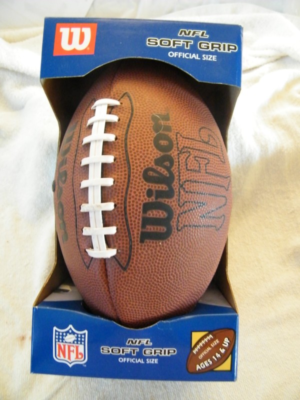 Wilson NFL Football Pro Pattern Soft Grip Official Size Ages 14+ NOS