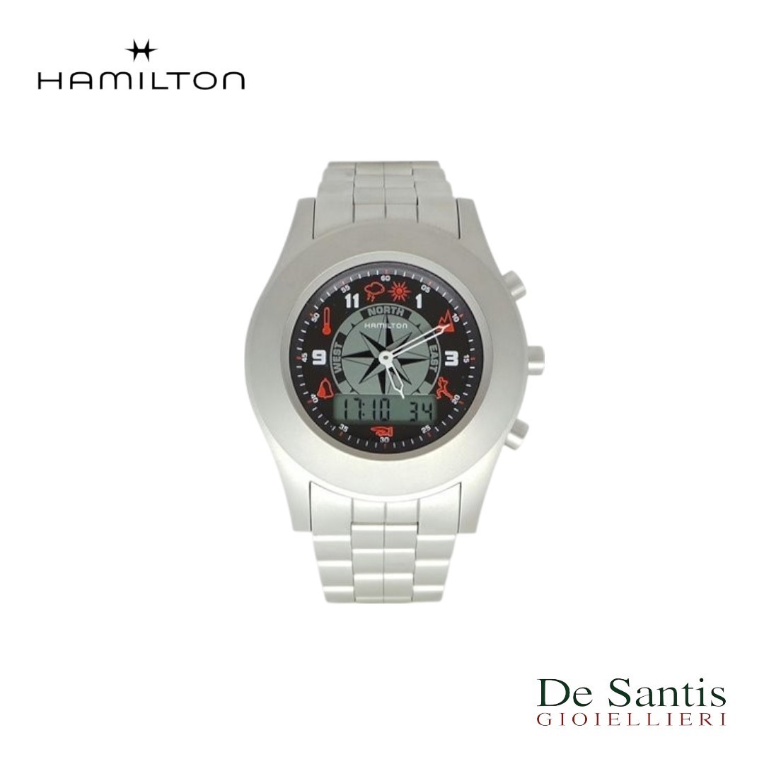 Orologio Hamilton Khaki Multi-Touch H91524193 Altimetro Barometro Bussola Vetro