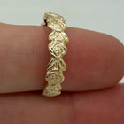 James Avery 14K Gold Rose Ring- size 6.75