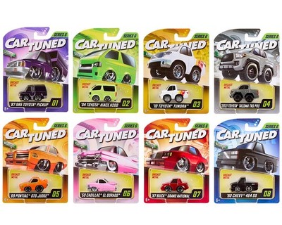 CarTuned Series 6 Mainline Assortment 8 Cars Set 1:64 Factory Seal