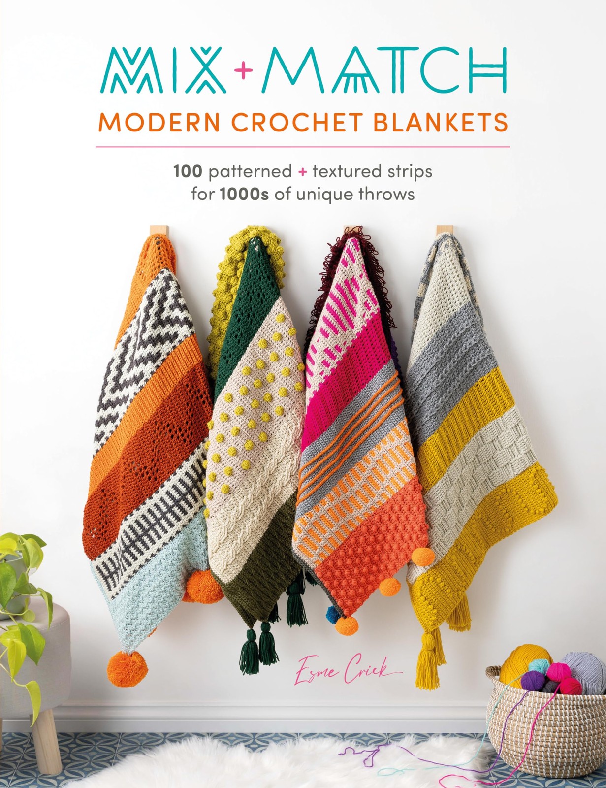 Mix and Match Modern Crochet Blankets : 100 Patterned and Textured Stripes ... - Image 6