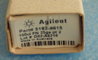 Agilent 5182- 9615 syringe, 100 µL