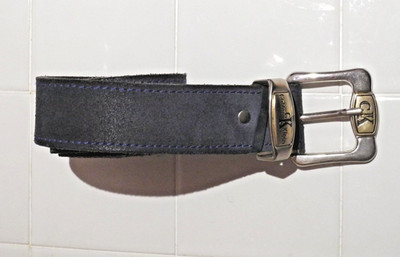 Wildledergürtel Calvin Klein Herren  Blau Gebraucht Sehr guter Zustand