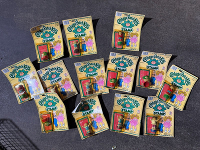 Cabbage Patch Kids Self Inking Stamp 1984 Lot of 13 New Rare HTF