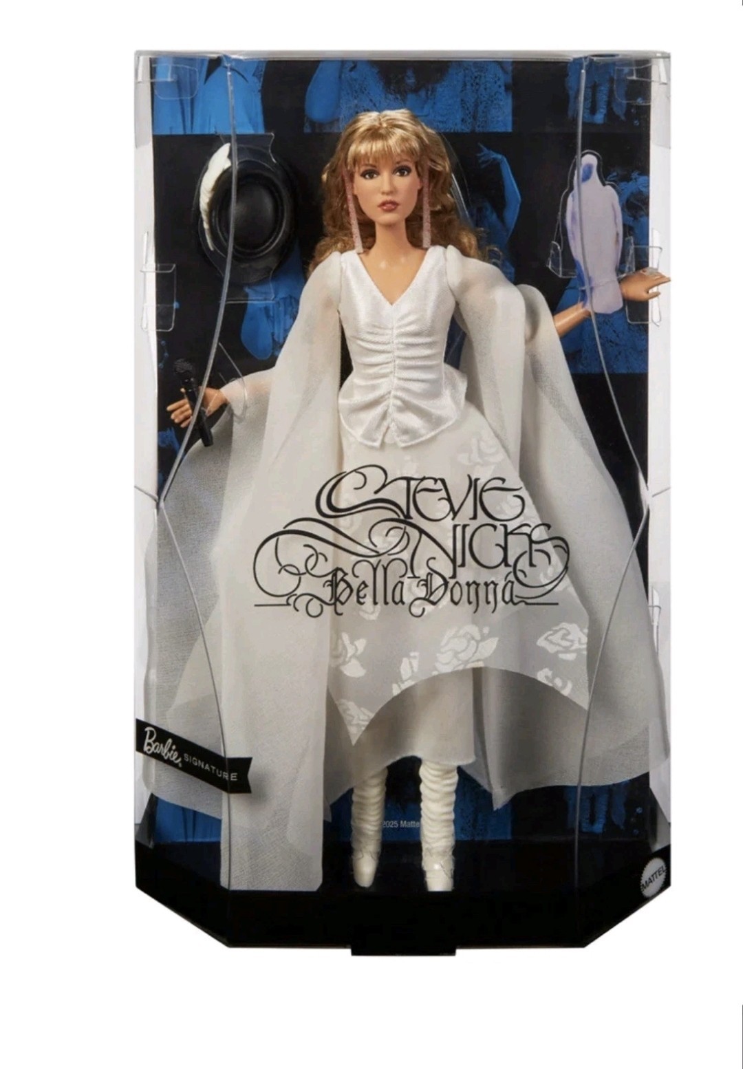 Barbie Stevie Nicks Bella Donna Doll In White Dress JBJ45 🆕