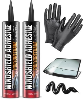 [Two-Pack] Polyurethane Windshield Adhesive - Fast Curing