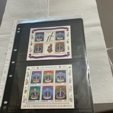 Barbuda x 2 postfrische Briefmarken Kleinbögen