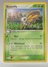 POKEMON TCG BEAUTIFLY 6/17 POP SERIES 1 NON HOLO MINT PACK TO SLEEVE