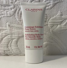 Clarins Exfoliating Body Scrub Softens, Smooths, Firms, Hydrates 1oz/30ml SEALED