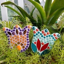 Round Glass Mosaic Tiles for Crafts, 200g Penny Circle Glass Pieces for Mosaic C