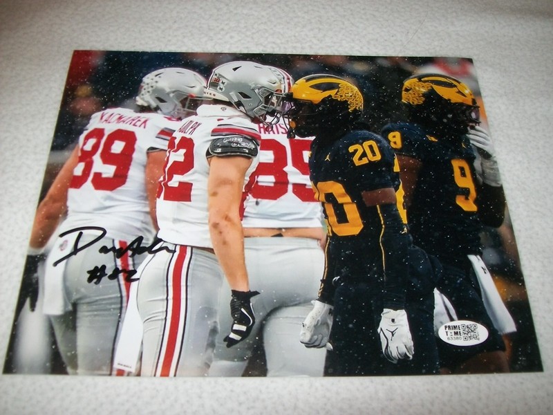 DAVID ADOLPH AUTO SIGNED AUTOGRAPH 8X10 PHOTO OHIO STATE BUCKEYES #1