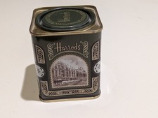 HARRODS Tea Caddy Tin with Lid