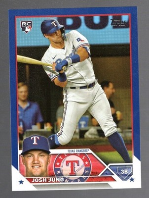 2023 Topps Series 2 - Josh Jung #529 Royal Blue (RC)