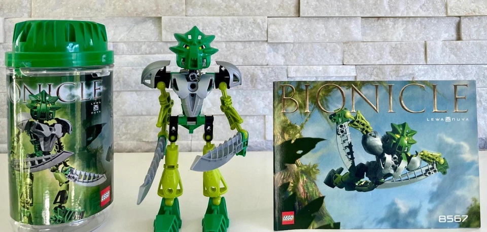 Bionicle Toa Nuva Set of 6: 8566 8567 8568 8570 8571 8572 w/Canisters & Manuals - Image 4 of 4