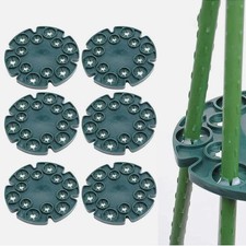 6 Pcs Wigwam Cane Grips, Sweet Pea Runner Bean Support Frame