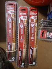 Diablo 9"  AMPED Wood With Nails Carbide 3 Pack Reciprocating Saw Blades 5/7 TPI