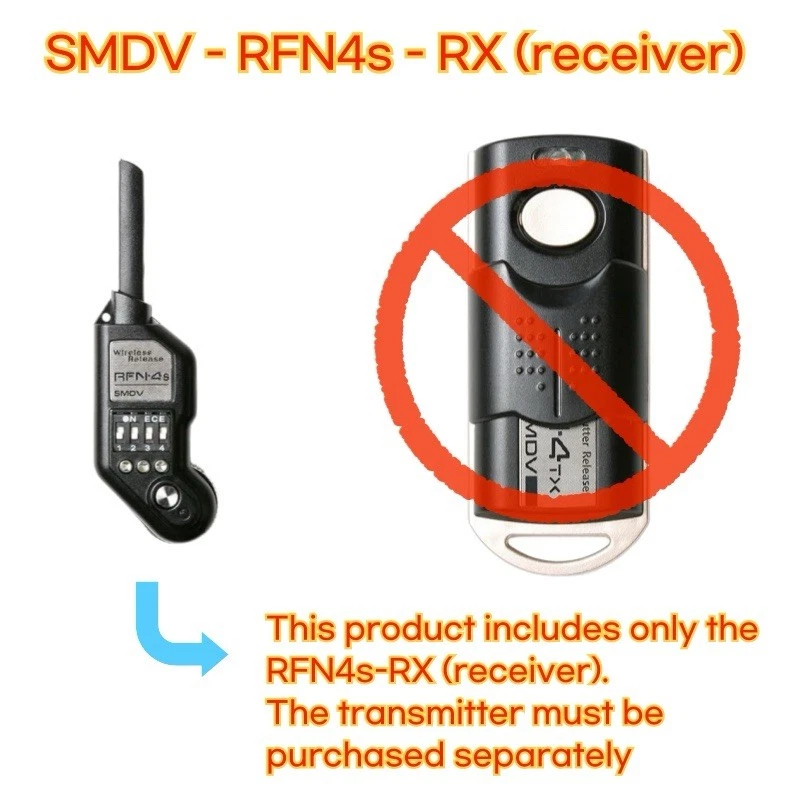 SMDV Wireless Shutter Release Remote Receiver [RFN4s RX] ONLY for Nikon DSLR SLR - Image 3 of 4