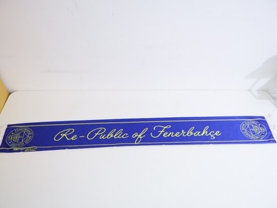 Fenerbahce Re-Public Supporters Schal blau Fenerium Fransen Fußball