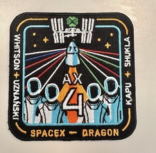 Space Axiom 4 ISS Mission Patch 3.5  Iron On