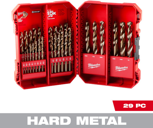 Milwaukee RED HELIX Cobalt Drill Bit Set