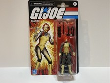 Hasbro GI G.I. Joe Retro Collection Scarlett 3.75 IN Action Figure Walmart New