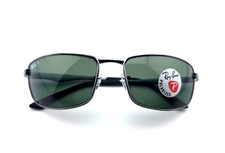 RAY-BAN RB3498 004/71 UNISEX NEW AUTHENTIC FULL RIM SUNGLASSES FRAMES 61-17-135