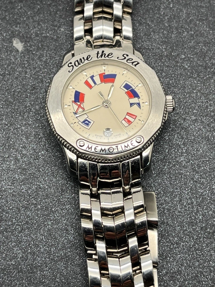 RELOJ SEÑORA CORUM MEMOTIME SAVE THE SEA EDICIÓN LIMITADA HECHO EN SUIZA Caja G2U Foto 2 de 4