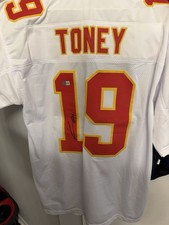 Kadarius Toney Autographed Signed XL Custom Chiefs Jersey-Beckett Witnessed