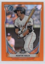 2014 Bowman Chrome Prospects Orange Refractor /25 Austin Nola #BCP61 w5p