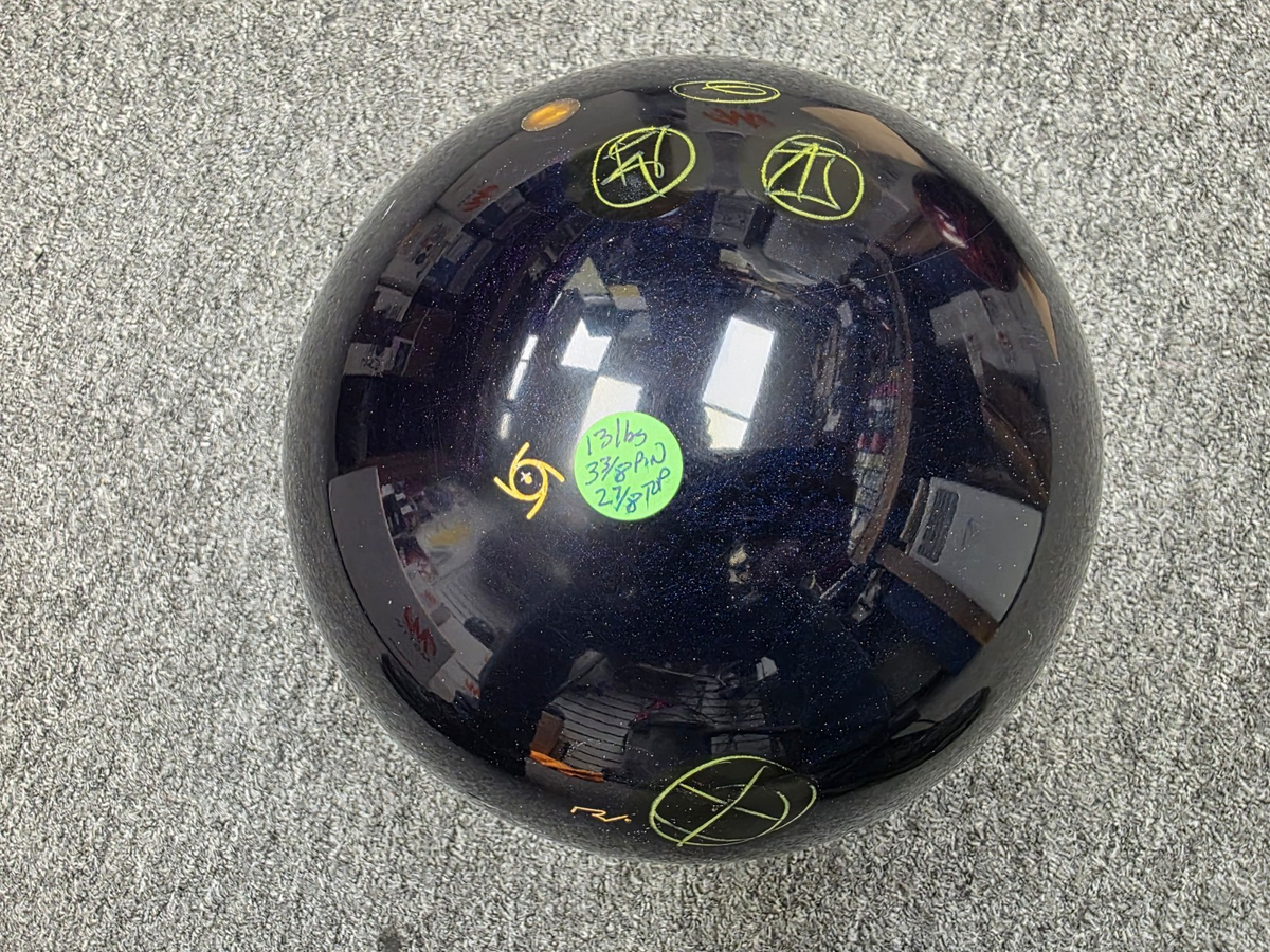 13 lbs USED Storm DARK CODE bowling ball | eBay