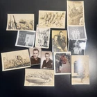 Vintage Men In Uniform Family Life WWII Soldiers Sailors Navy Army 14 Photo Lot