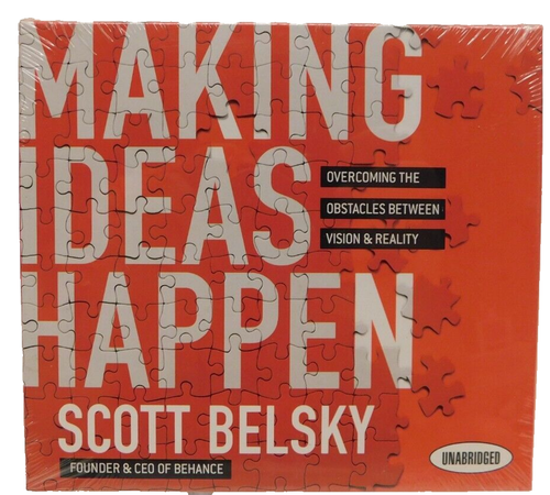 NEW Making Ideas Happen Belsky Unabridged Audiobook 7 Hours 6 CDs Factory Sealed