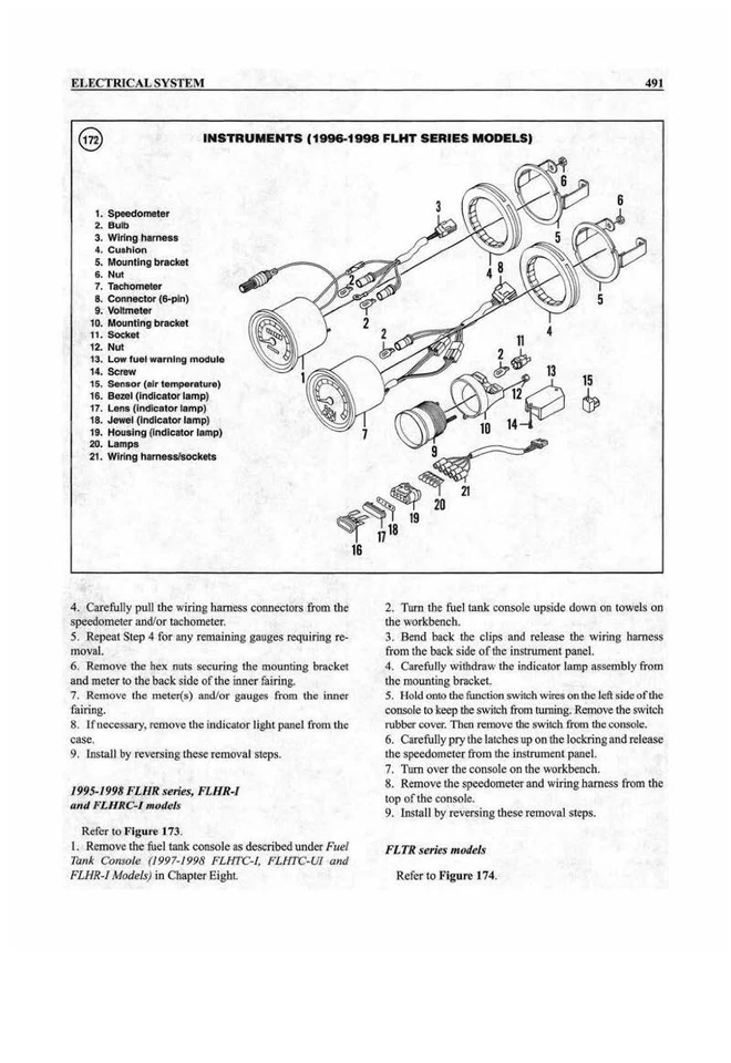 Manual de reparación de servicio impreso Harley Davidson FLH FLT FXR Evolution 1984-1998 Foto 4 de 4