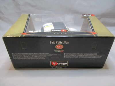 AU281 BURAGO GOLD 1/18 1:18 FIAT 500 ABARTH 1965 #5 REF 3334 BLANC