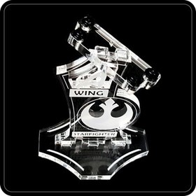 Display stand angled for Lego 75150 A-Wing Starfighter Star Wars (A1085)