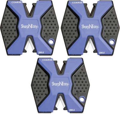 3 PACK AccuSharp SharpNEasy Knife Sharpener 334C Fine and Coarse Ceramic Rods