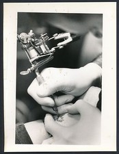 1980's "THE TATTOO ARTIST" Artistic Close-Up of Controversial Art Form