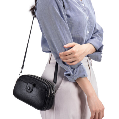 Purses for Women Genuine Leather Crossbody Bag Lady Travel Handbag Phone Wallet