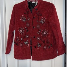 Beautiful White Stag Small Button Down Sweater