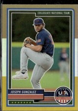 2023 Panini USA Baseball Stars & Stripes #68 Joseph Gonzalez BSG Prizm