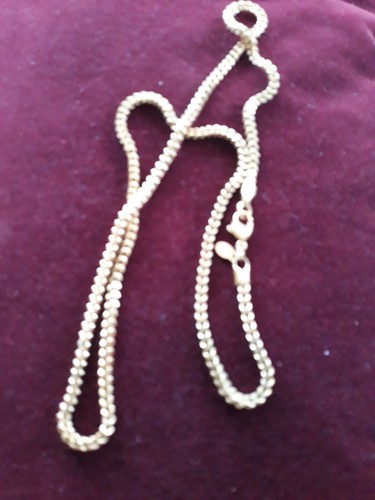 Signed Monet Vintage Gold Chain 