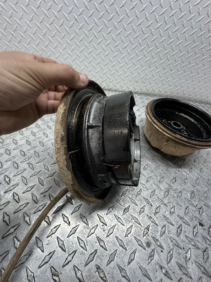 KAWASAKI BAYOU 220 88-02 250 03-11 RUEDA TRASERA PANEL FRENO ZAPATAS CUBO TAMBOR Foto 4 de 4