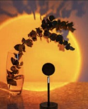 Sunset Lamp Projection, Sun Lamp, Sunlight Lamp Projector, Manual Control Light