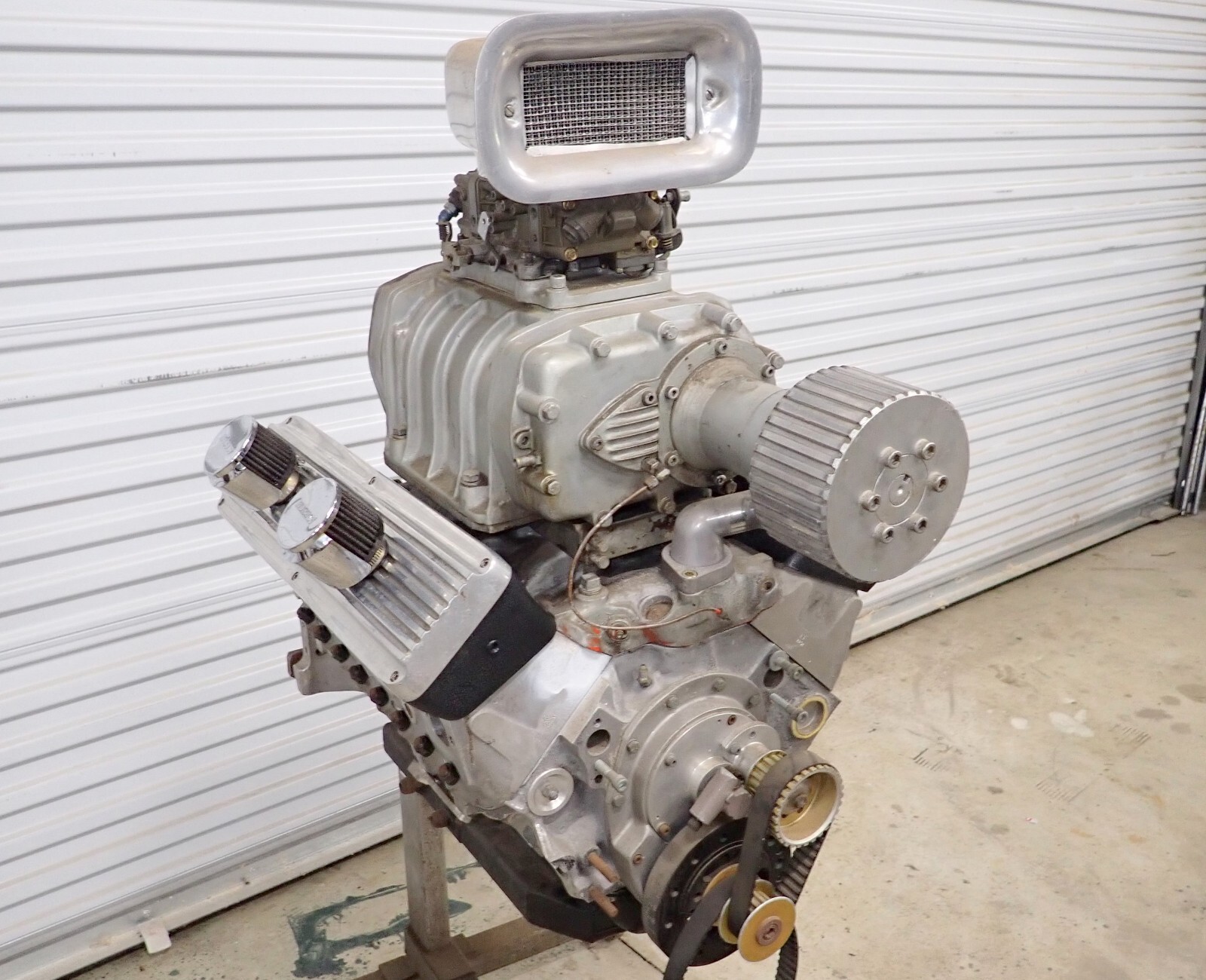 Vintage SBC 2 Piece Wide Valve Covers Moroso Induction Engineering Larson SWEET! eBay