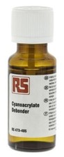 RS Pro Liquid Bottle Adhesive Debonder for use with Cyanoacrylate Adhesive, 20 m