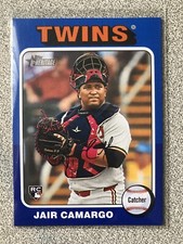 2024 Topps Heritage High Number Blue Border #633 Jair Camargo Minnesota Twins RC