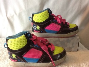 multi coloured high tops